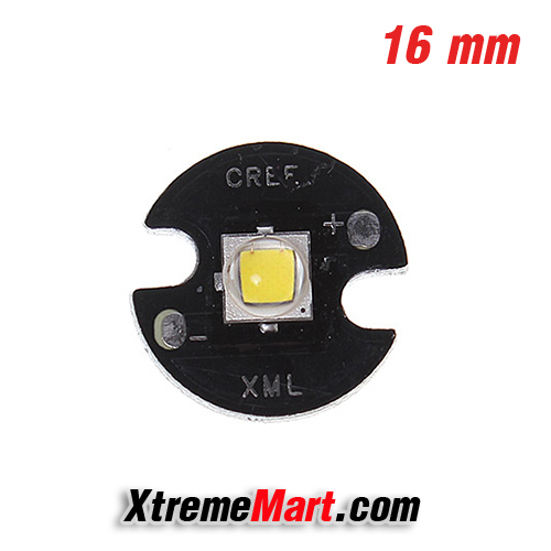 หลอด Cree XM-L2 U2-4C 1100LM แสงขาวอมเหลือง 4500K LED Emitter on 16mm Base
