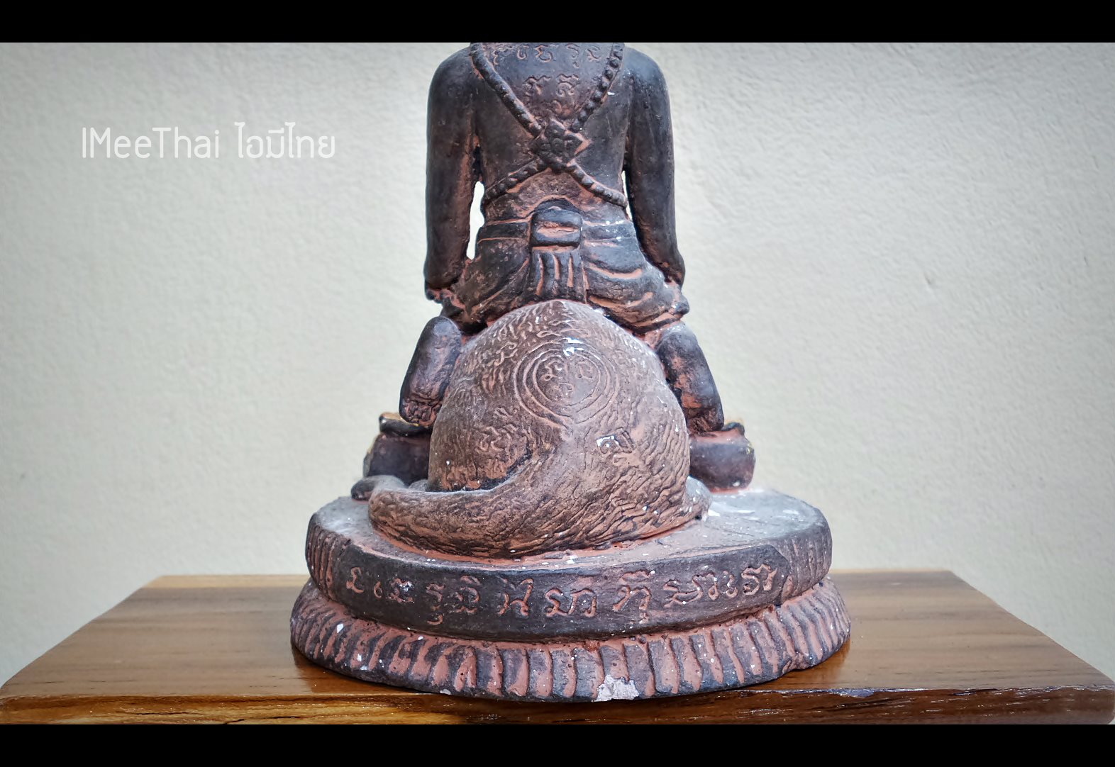 รูปหล่อ กุมารขี่ชะมด เนื้อโลหะ หลวงพ่อเอิบ วัดซุ้มกระต่าย