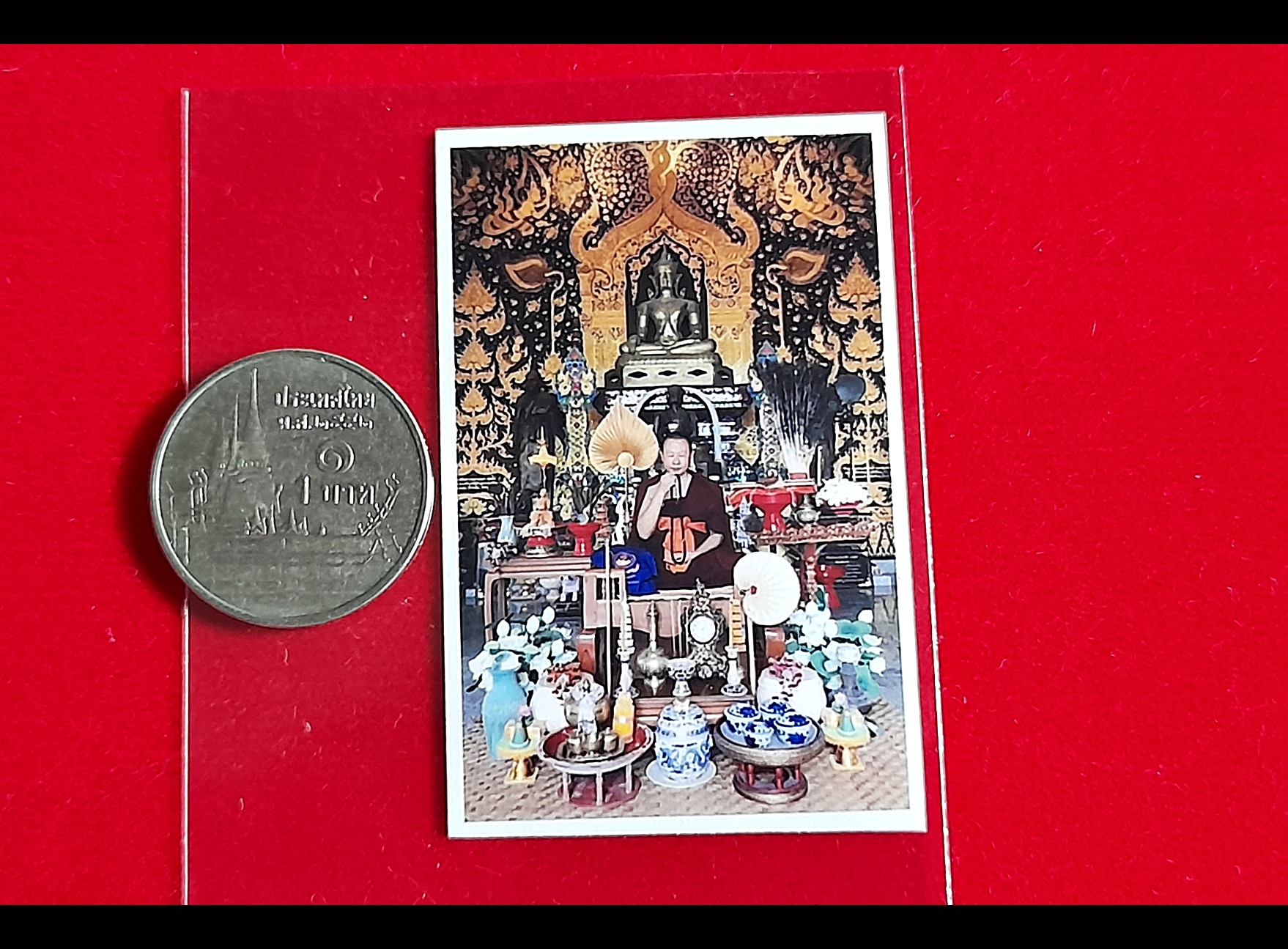 รูปภาพ ครูบากฤษดา วิมานแก้ว หลัง “#ยันต์ดวงแก้วยอดนิพพาน” (รูปเล็ก1.5นิ้ว) ปี2562 #อฐิษฐานจิตแล้ว #รับประกันแท้ - ครูบากฤษดา วัดสันพระเจ้าแดง(วัดป่ายาง) จ.ลำพูน