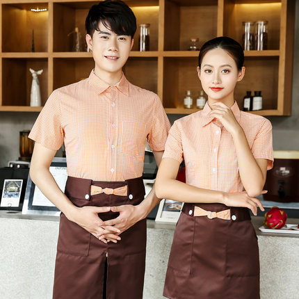 F6204004 เสื้อพนักงานต้อนรับ เสื้อพนักงานเสริฟ เสื้อพนักงานโรงแรม เสื้อพนักงานร้านอาหาร F6204004 สีภาพ M-3XL