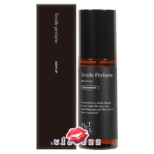 (Soosunhwa) Hetras Textile Perfume 80mL น้ำหอมฉีดตัว ฉีดผ้าจากแบรนด์ Hetras ก้านไม้หอมชื่อดังจากเกาหลี ขนาดเล็กพกพาสะดวก ช่วยดับกลิ่นปิ้งย่าง หรือกลิ่นอับชื้นได้ดี