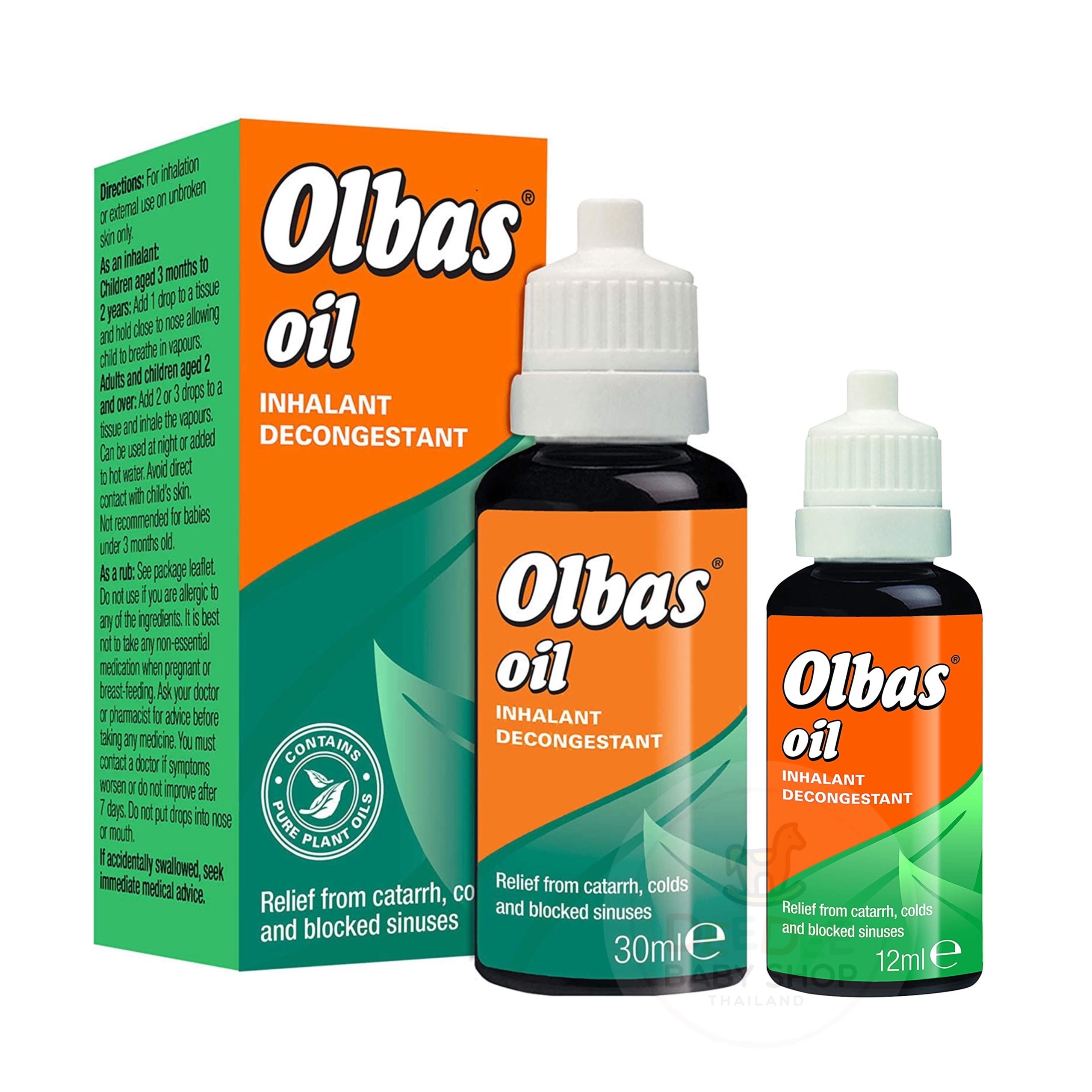 น้ำมันหอมระเหยลดอาการคัดจมูก Olbas Inhalant Decongestant Oil