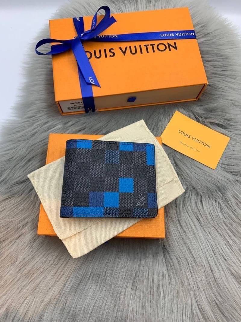 กระเป๋าสตางค์ l monogram multiple wallet ชาย ใบสั้น