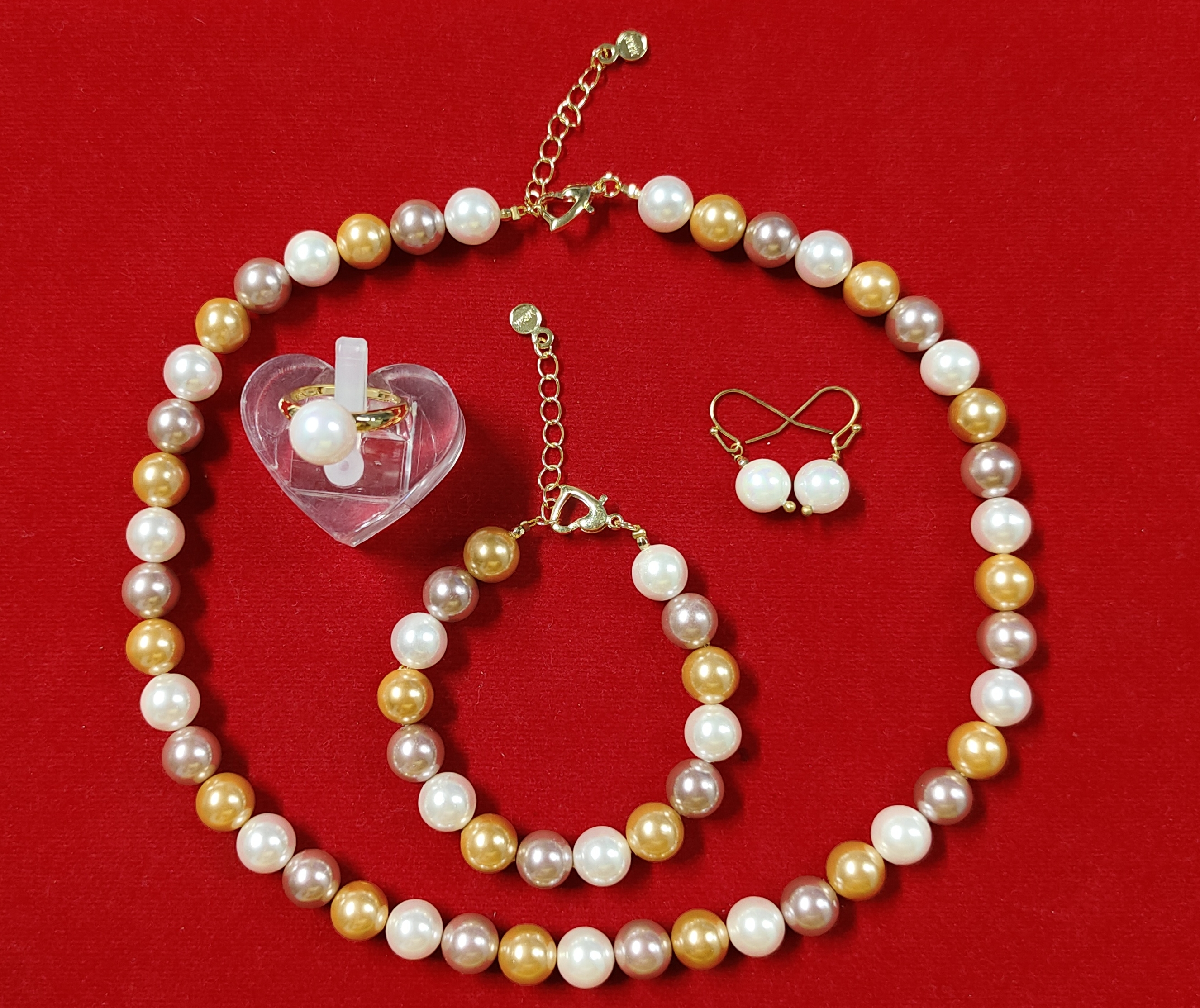 #ไข่มุกชุด Shell Pearl ขนาด 10 มิล