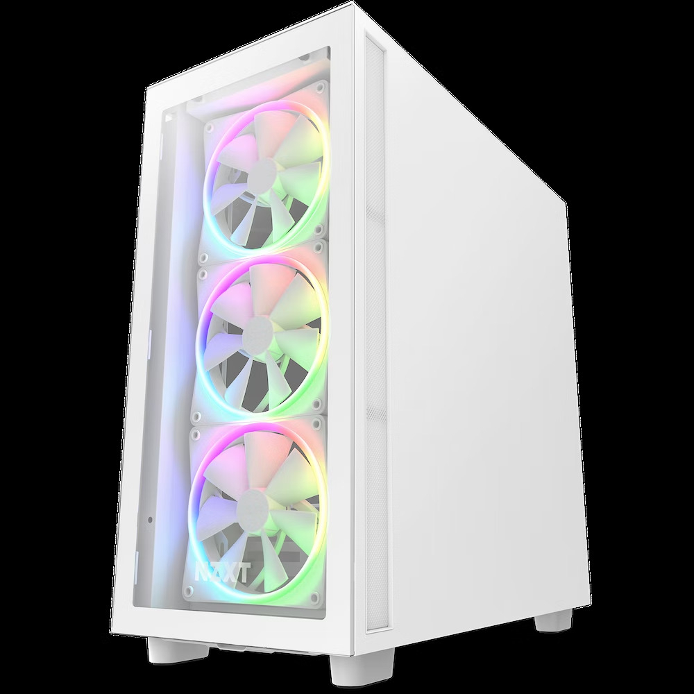 CASE (เคส) NZXT H7 ELITE (MATTE WHITE) (Black)( E-ATX)