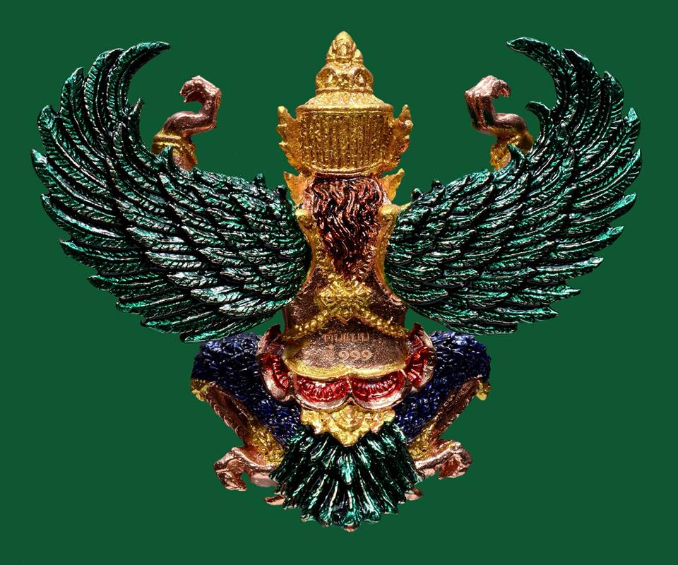 พญาครุฑ หลวงพ่อเขียว วัดห้วยเงาะ ปี2561 (พญาครุฑรุ่นที่๕)