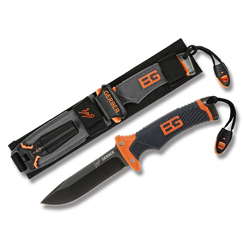 มีดใบFixed GERBER BEAR GRYLLS ของแท้ 100% ULTIMATE FIXED BLADE Knife Model BG-31-001063 ใบเรียบ ของแท้ 100%