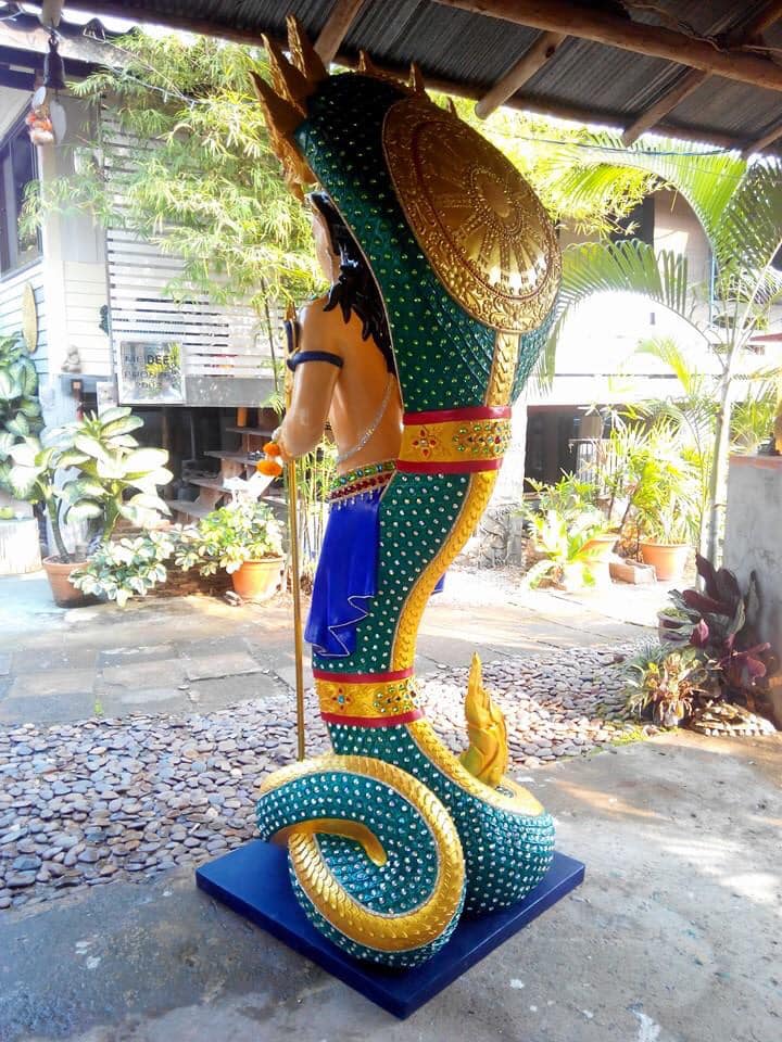 รูปปั้น รูปหล่อ ท่านปู่ พญานาคราช นาคาธิบดีศรีสุทโธ องค์ขนาดใหญ่เท่ามนุษย์ เนื้อทองเหลือง (งานสั่งทำตามออร์เดอร์ Pre-Order)