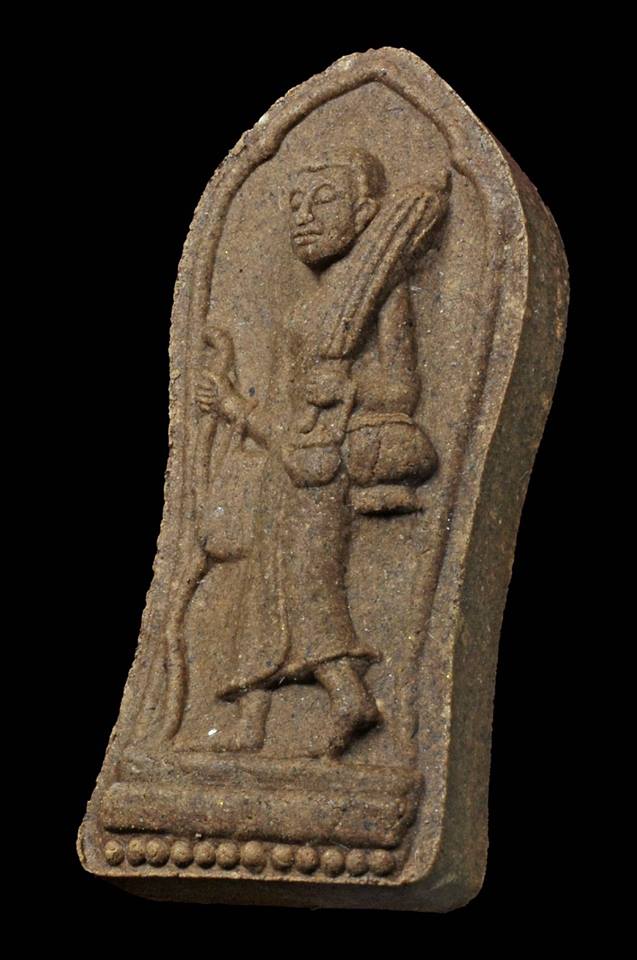 พระสีวลี มหาลาภ หลัง พระสังกัจจายน์ (ยันต์พระเจ้าห้าพระองค์ ยันต์ดวงแก้วพระสีวลี) - เนื้อผง ผสมผงมวลสารเก่า หลวงพ่อกวย วัดโฆสิตามราม - รุ่นแรงครู ปี2560 (ผสมผงมวลสารเก่าของหลวงพ่อกวย) #รับประกันแท้