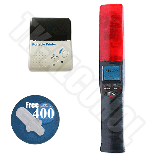 เครื่องเป่าแอลกอฮอล์ AT7200+Printer