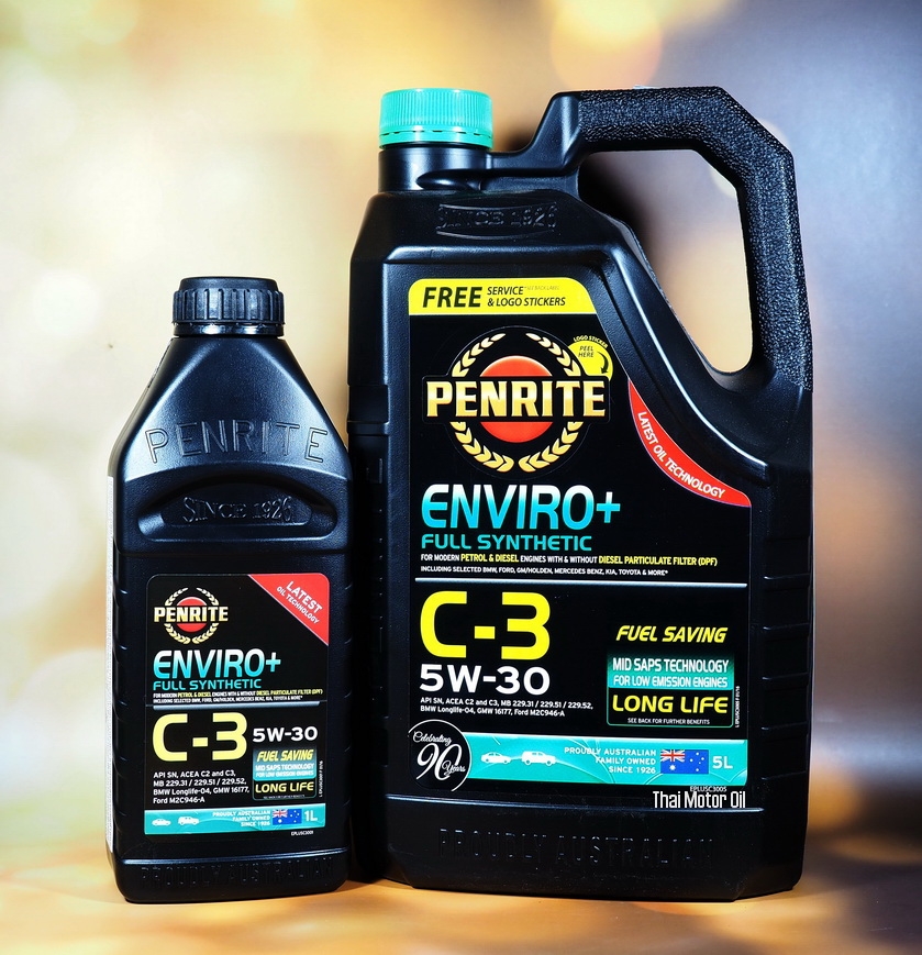 Penrite Enviro+ C3 5W-30 ขนาด 1-7 ลิตร