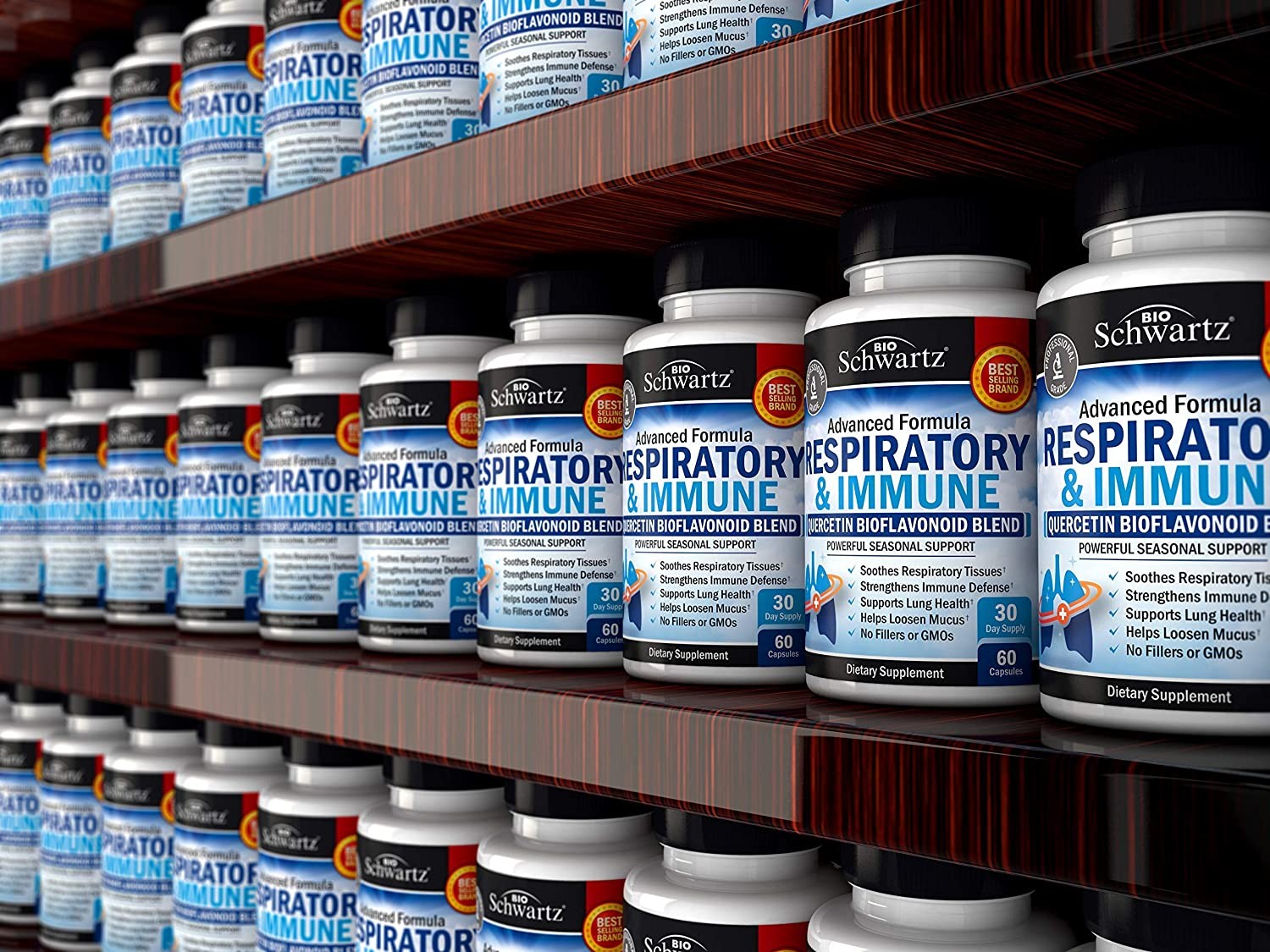 วิตามินเสริมภูมิคุ้มกันและระบบทางเดินหายใจ BIOSchwartz Advanced Formula Respiratory & Immune