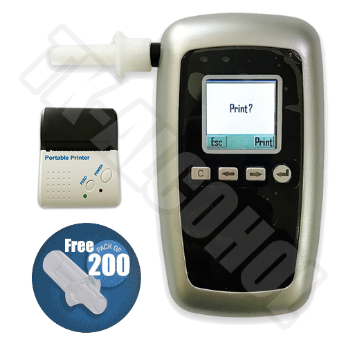 เครื่องเป่าแอลกอฮอล์ AT8100-Printer
