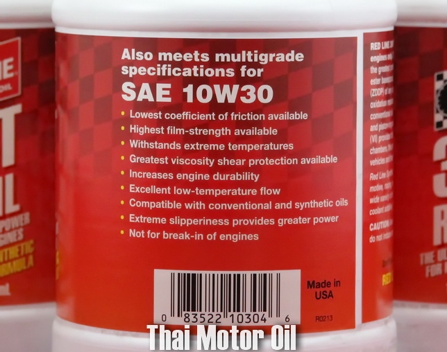 Red Line 30WT Race Oil 1Qt.
