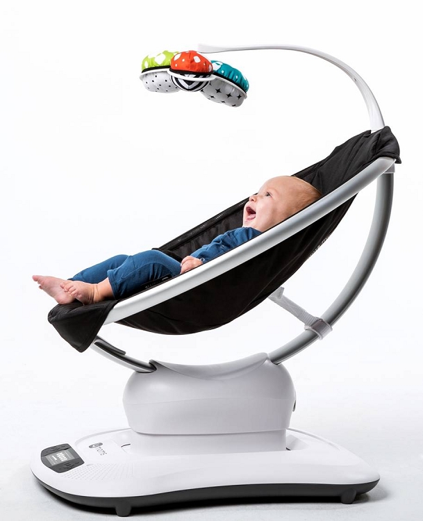 เปลไกวสวิงอัตโนมัติสุดอัจฉริยะ 4moms mamaRoo Bouncer (Black Classic)