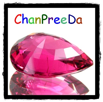 Rubellite รูบี้ไลท์ รูปหยดน้ำ 3.22 กะรัต ขนาด12.1x8.5x5.2สีแดงอมชมพูเข้มเนื้อสะอาดเมื่อมองด้วยตาเปล่า ไม่มีตำหนิชัดเหมือนในรูป รูปร่างสวย สมส่วน ไฟดี