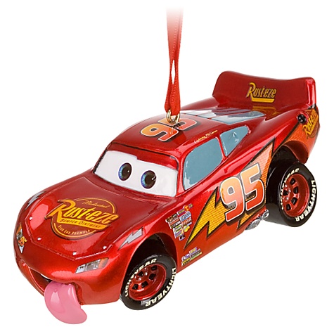 ตุ๊กตาประดับต้นคริสมาสต์ Disney Cars Lightning McQueen Ornament จาก Disneystore อเมริกา