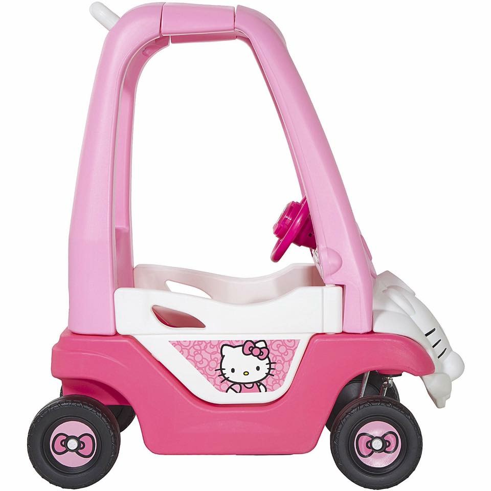 รถขาไถสำหรับเด็ก Dynacraft Hello Kitty Foot to Floor Push Car