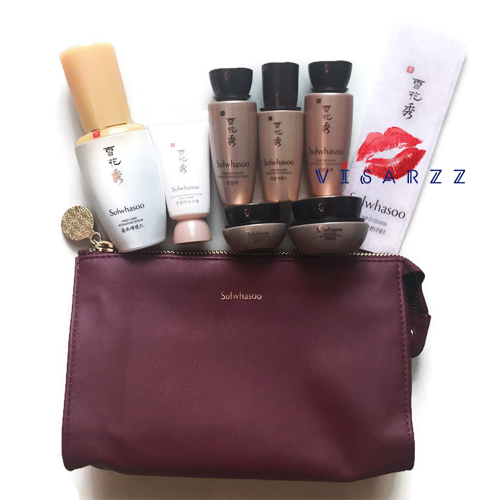 เซทสุดคุ้ม Sulwhasoo Time Treasure Kit (7 Items) ชุดบำรุงริ้วรอยตัว Top ของเคาเตอร์ ช่วยให้ใบหน้าอ่อนเยาว์ มาพร้อมกระเป๋าใส่เครื่องสำอางที่ด้านในแบ่งช่องให้คุณจัดของได้อย่างเป็นระเบียบด้วยค่ะ