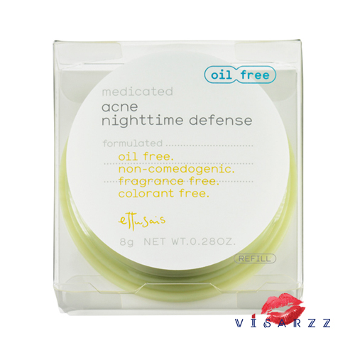 (ลดล้างสต๊อก 50% Mfg2012) Ettusais Acne Nighttime Defense รีฟิล 8g Skin Care Powder สูตร Oil-Free ช่วยเก็บกักความชุ่มชื้น ผิวเรียบเนียน นวลนุ่ม พร้อมช่วยป้องกันสิวและความแห้งกร้าน สำหรับขึ้นตอนสุดท้ายของการบำรุงผิวยามค่ำคืน