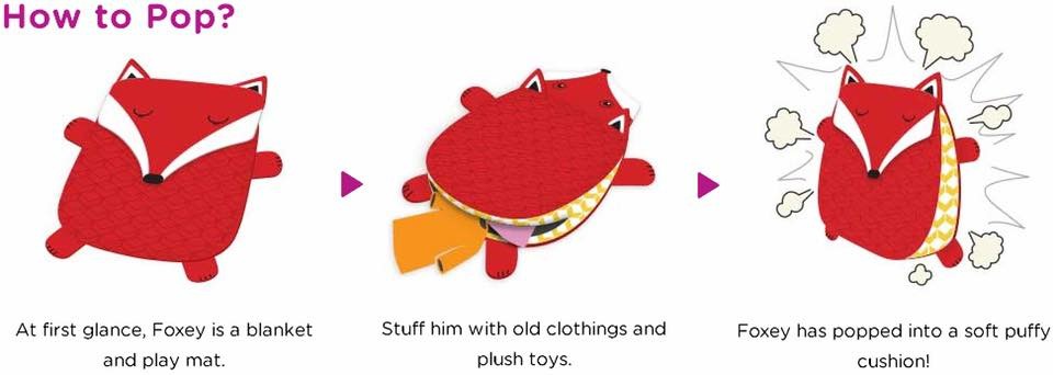 หมอนผ้าห่มสารพัดประโยชน์สุดเอนกประสงค์ Oribel Peripop (Pandy)