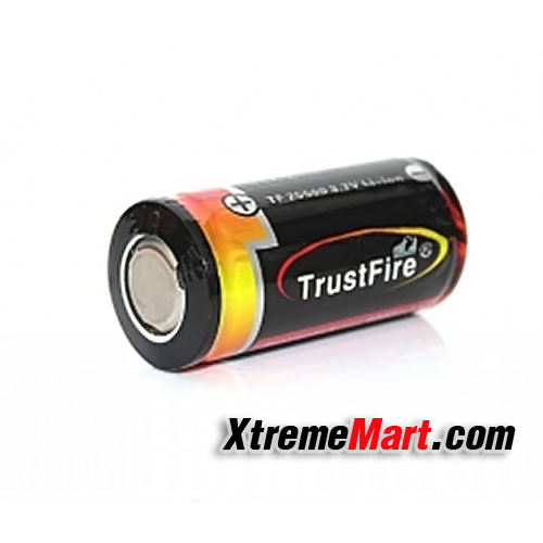 แบตเตอรี่ Trustfire 25500 4000mAh 3.7v li-ion Protected Battery มีวงจรป้องกัน (ก้อนละ)
