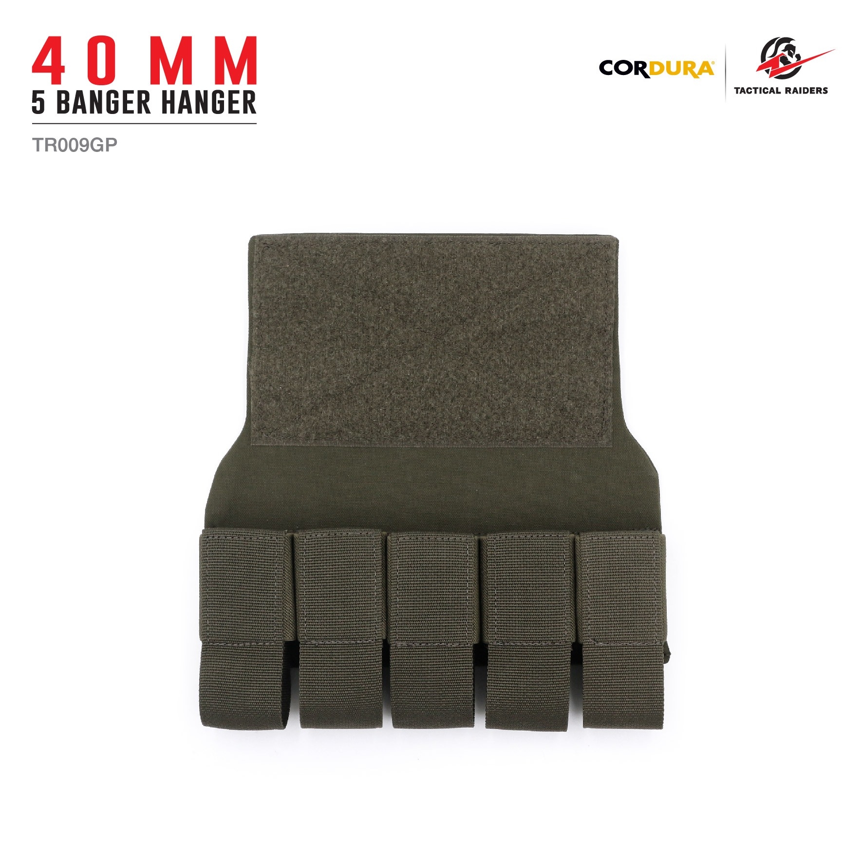 🇹🇭⫸ กระเป๋าเสริมติดเวส 40 mm 5 banger hanger [ TR009GP ]