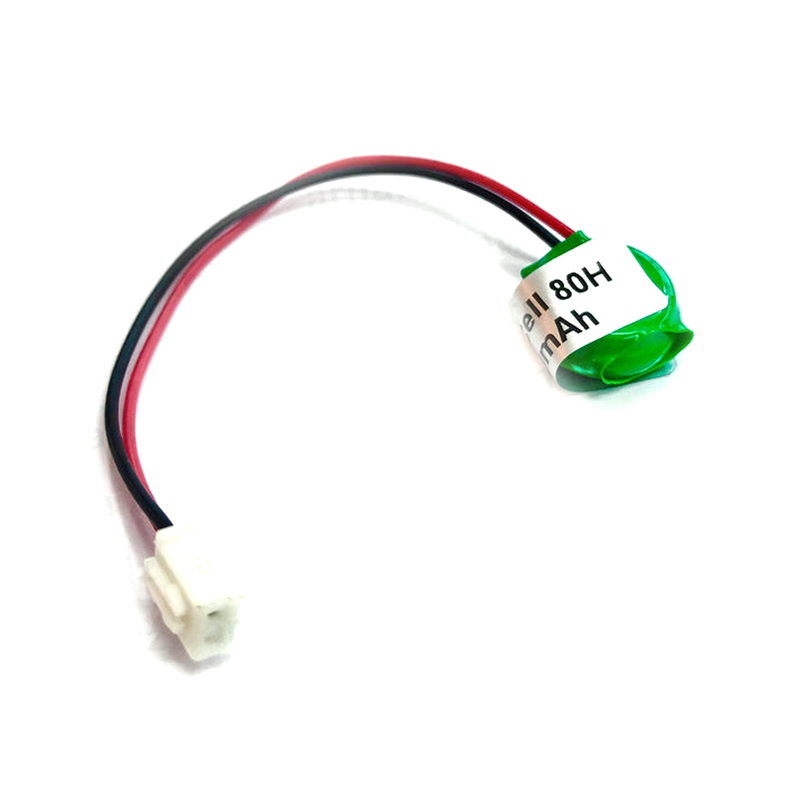 แบตเตอรี่ชาร์จได้ 1.2V 80mAh Ni-MH Rechargeable Battery พร้อมสายและขั้วเสียบ สำหรับ Camsco Timer TB-380 TB380