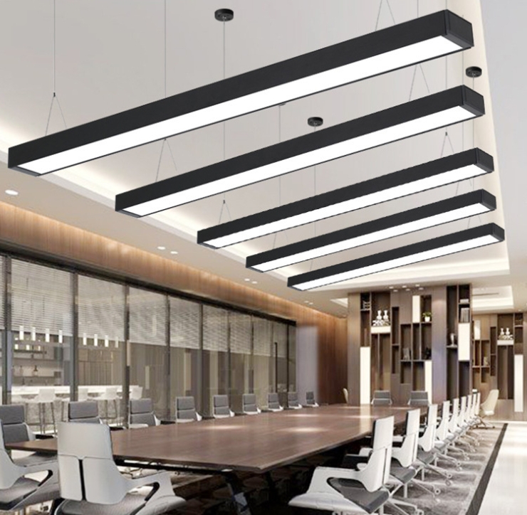 โคมไฟห้อยเพดาน แบบยาว โคมไฟอาคารสำนักงานสไตล์โมเดิร์น led [Model: MY035]