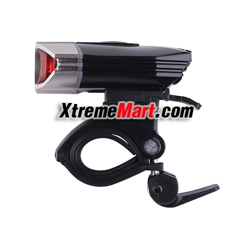 ไฟติดหน้ารถจักรยาน Raypal-RPL-2269 แสงขาว 300 LUMENS Bike Lights USB Rechargeable (Black)