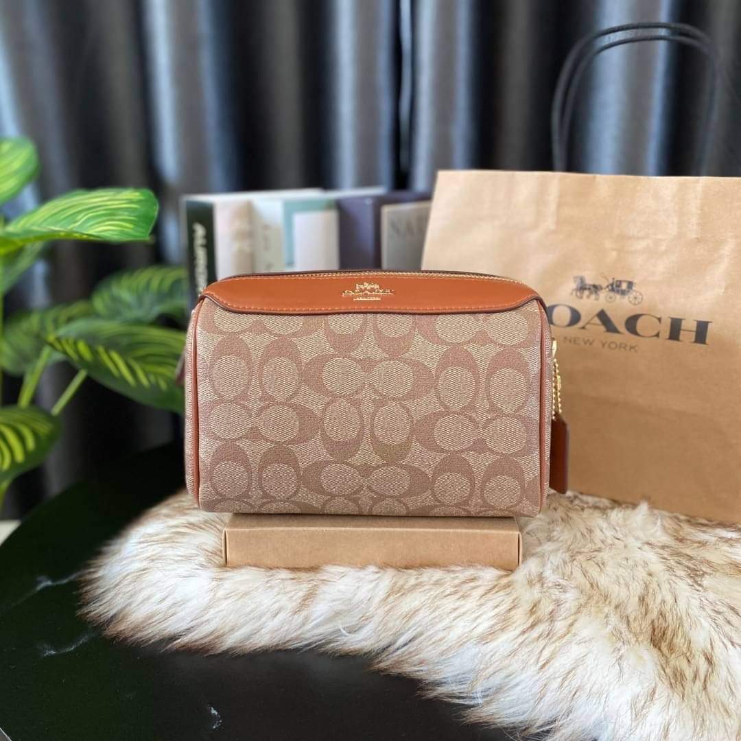 COACH 77879 BENNETT CROSSBODY IN SIGNATURE CANVAS (แอดไลน์ก่อนสั่งซื้อ)