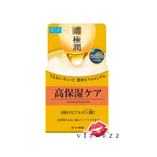 (ฉลากไทยกระปุกทอง 14g) Hada Labo Hydrating Perfect Gel 14g ฮาดะ ลาโบะ ไฮเดรทติ้ง เพอร์เฟค เจล เจลบำรุงผิวหน้า ฉ่ำวาว ช่วยให้ผิวชุ่มชื่นล้ำลึก เนียนนุ่ม ยืดหยุ่น แน่นกระชับ
