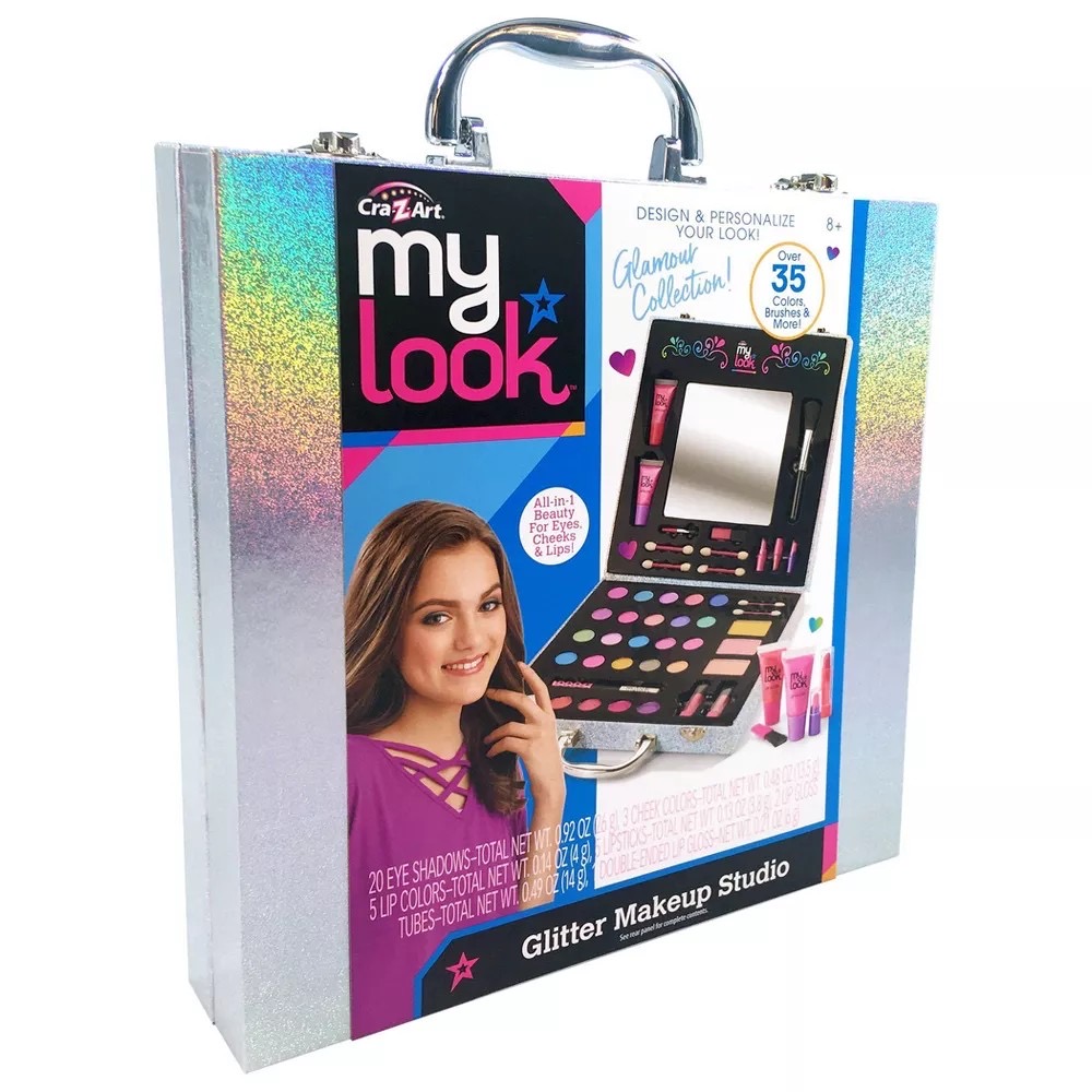 ชุดเครื่องสำอางค์สำหรับเด็ก Cra-Z-Art My Look Glitter Makeup Studio