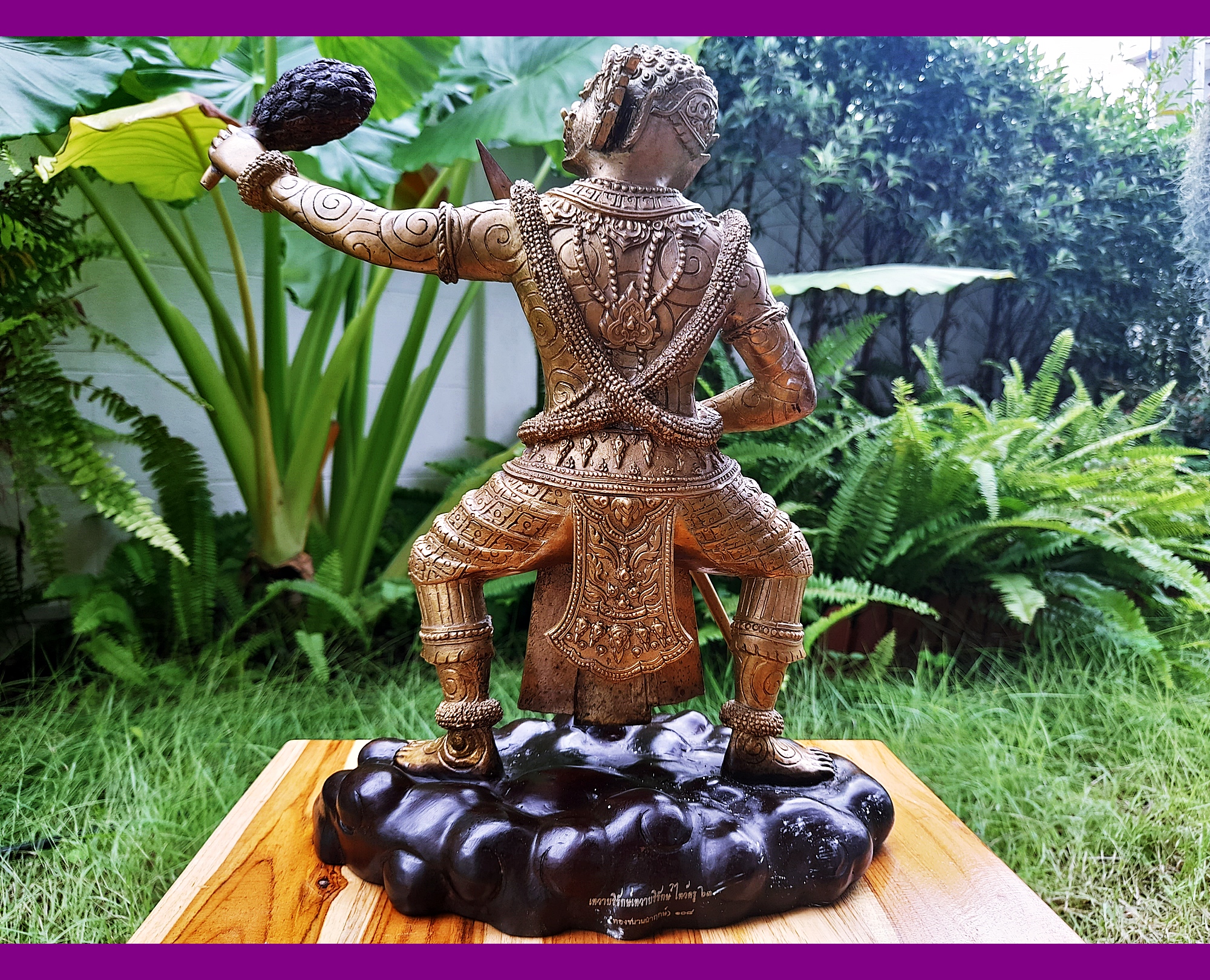 รูปหล่อ พระพิราพ เนื้อโลหะชนวน(ทองเหลืองผสมชนวน) องค์เททอง#นำฤกษ์ (สูง12นิ้ว ฐาน9นิ้ว) ปี2563 #รับประกันแท้