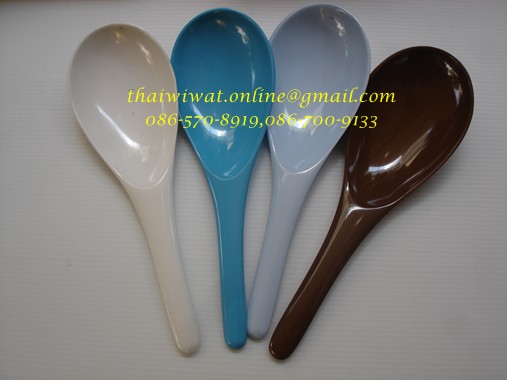P00055 ทัพพีตักข้าวเมลลามีนอย่างหนา (ราคาต่อโหล)