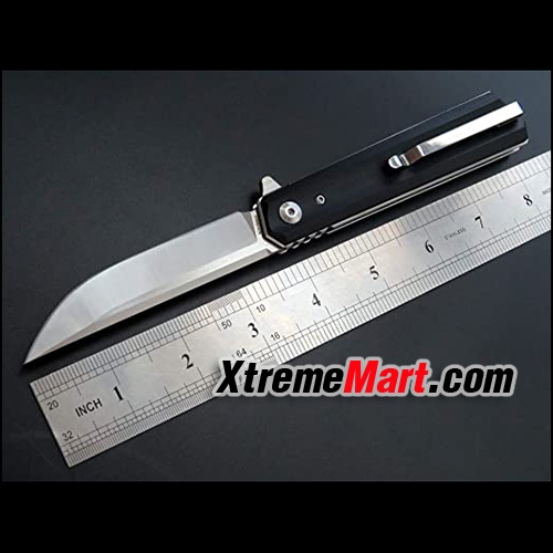 มีดพับ Eafengrow EF56 ด้ามดำ 58-60HRC 9Cr Blade G10 Handle Folding knife Survival Camping tool tactical edc outdoor