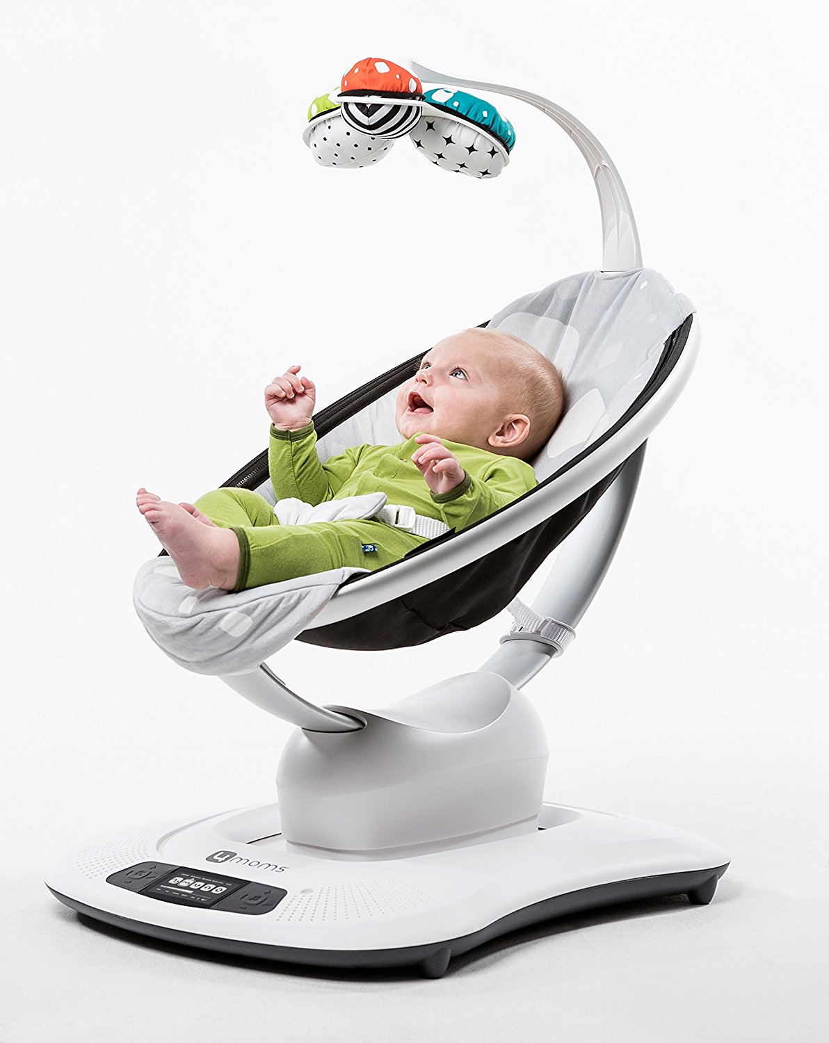 เปลไกวสวิงอัตโนมัติสุดอัจฉริยะ 4moms mamaRoo Bouncer (Silver Plush)
