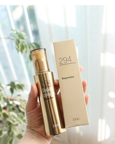 (ขวดใหญ๋ 100mL) DHC 294 Super Collagen Supreme ดีเอชซีเซรั่มคอลลาเจนสูตรบริสุทธิ์ มีอนุพันธ์ความเข้มข้นถึง 294 เท่า ซึมบำรุงผิวได้ถึงผิวชั้นลึก ให้ผิวเรียบเนียนกระชับ