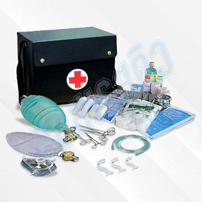 ชุดกระเป๋าปฐมพยาบาล,กล่องยาฉุกเฉิน EMS First Aid Box - รุ่น :: FB•10205-2