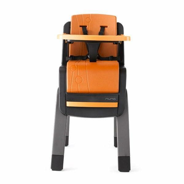 เก้าอี้รับประทานอาหารทรงสูงสุดหรู Nuna ZAAZ High Chair (Black & Orange)