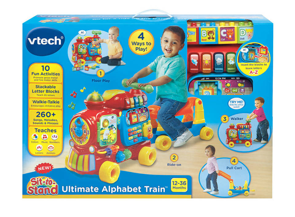 รถไฟหัดเดินเสริมพัฒนาการยอดฮิต VTech Sit-to-Stand Ultimate Alphabet Train