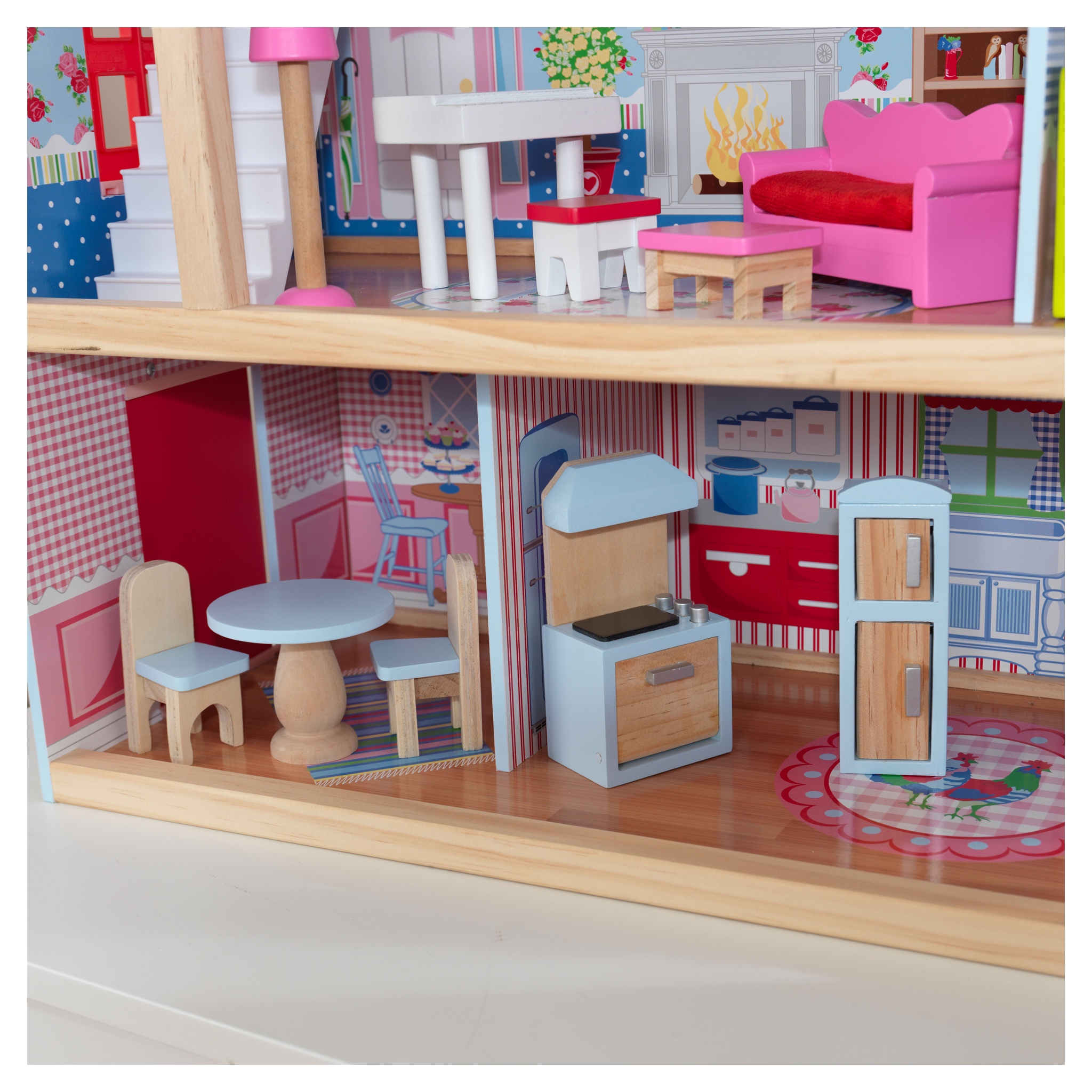 บ้านตุ๊กตาแสนอ่อนหวานขนาดกระทัดรัด Kidkraft Chelsea Doll Cottage