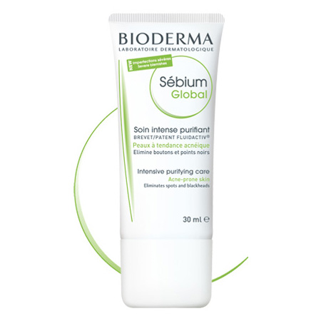 ใหม่ล่าสุด!!! Bioderma Sebium Global Intensive Purifying Care 30 mL ลดไขมันบนใบหน้า ลดการเกิดสิวอักเสบ ช่วยให้ผิวเนียนเรียบ พร้อลดจุดด่างดำบนใบหน้า