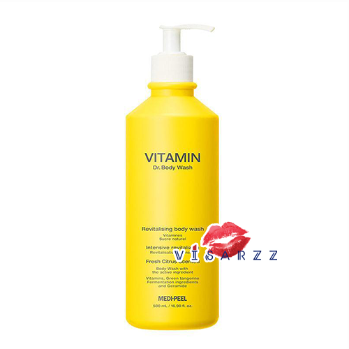 Medi-Peel Revitalizing Body Wash 500mL เมดิพีล ครีมอาบน้ำเพื่อผิวขาวใส วิตามินจากส้มเขียวหวานเชจู ทำให้ผิวหยาบกร้านเรียบเนียนขึ้น ผิวขาวกระจ่างใสขึ้น ผิวนุ่มชุ่มชื้น กลิ่นส้มหอมสดชื่นบำรุงผิวกายตัวพลังวิตซี ขจัดเซลล์ผิวตาย ขจัดสิ่งสกปรก ให้ผิวชุ่มชื้นและส