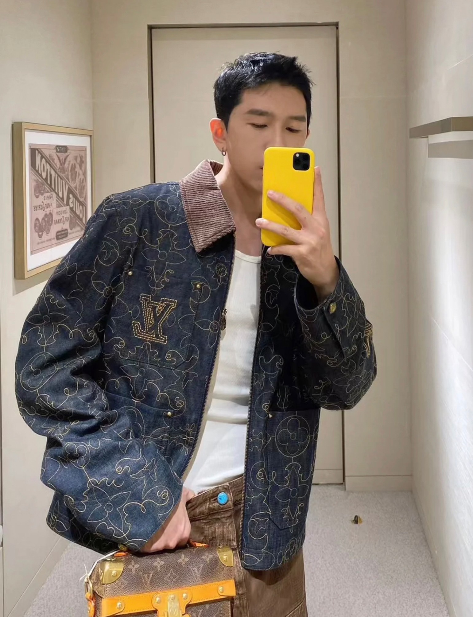 เสื้อ jacket lv size s-xl