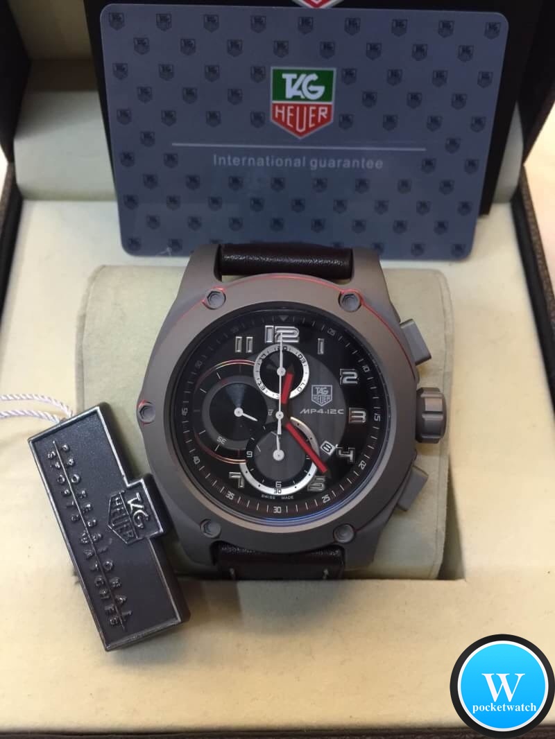 นาฬิกา Tag Heuer carrera mp4 12c chronograph black สายหนังแท้