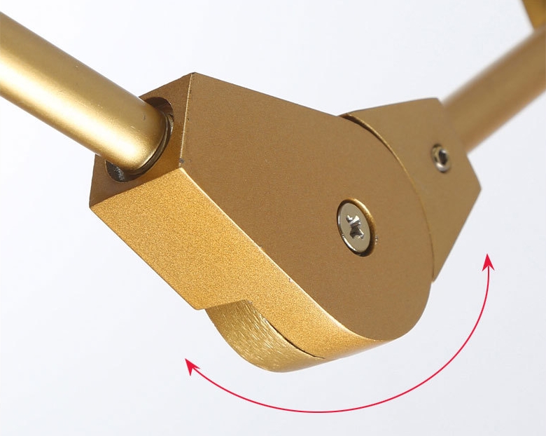 โคมไฟแขวนเพดาน Tree branches ตัวโคมสีทอง 8 ดวง [A2822]