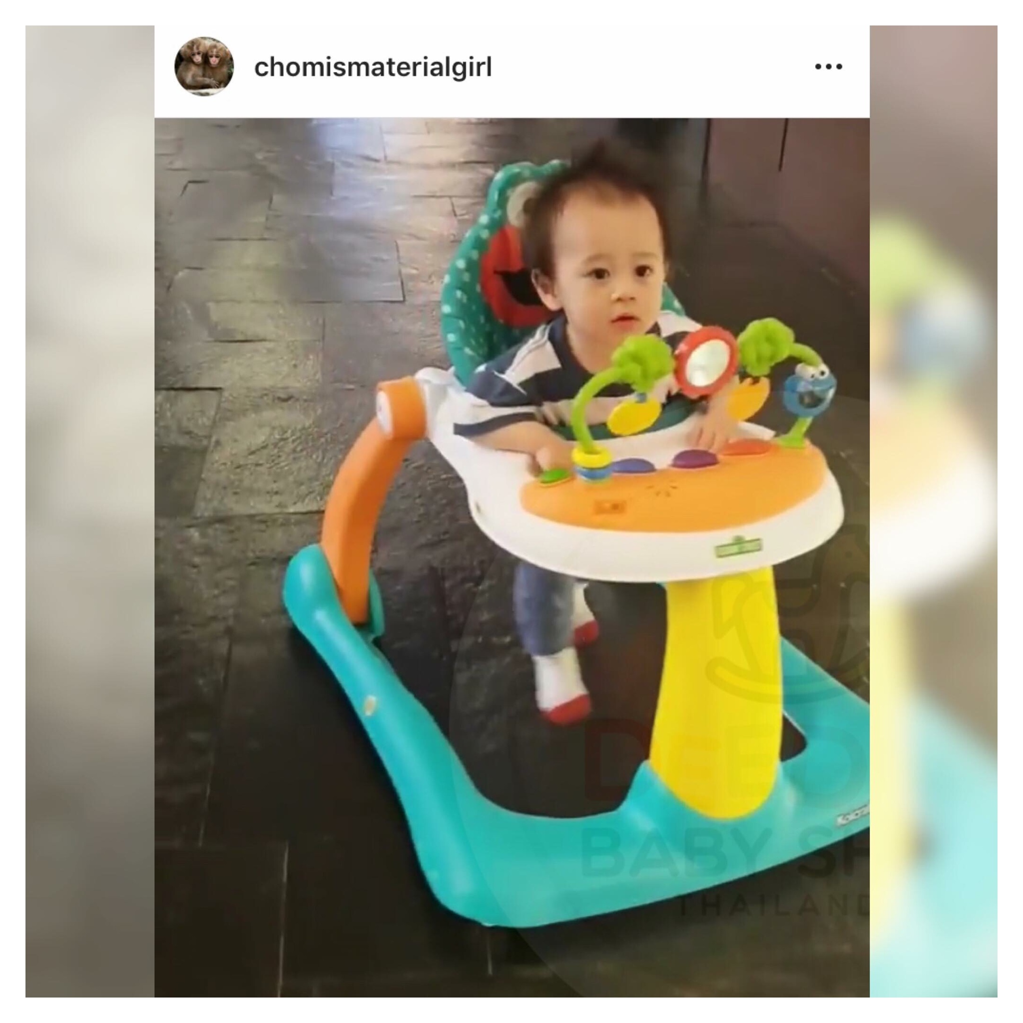 รถหัดเดินยอดนิยม Kolcraft Sesame Street Elmo 2-in-1 Activity Walker