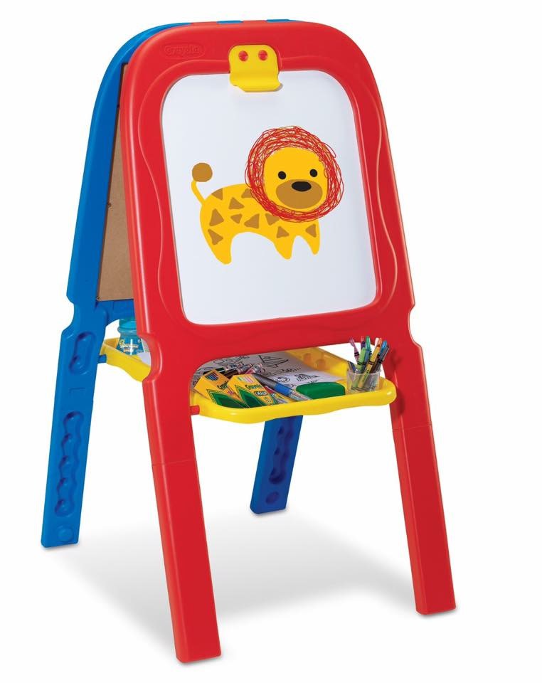 กระดานศิลปะพร้อมอุปกรณ์และตัวอักษรแม่เหล็ก Crayola 3-In-1 Double Easel with Magnetic Letters