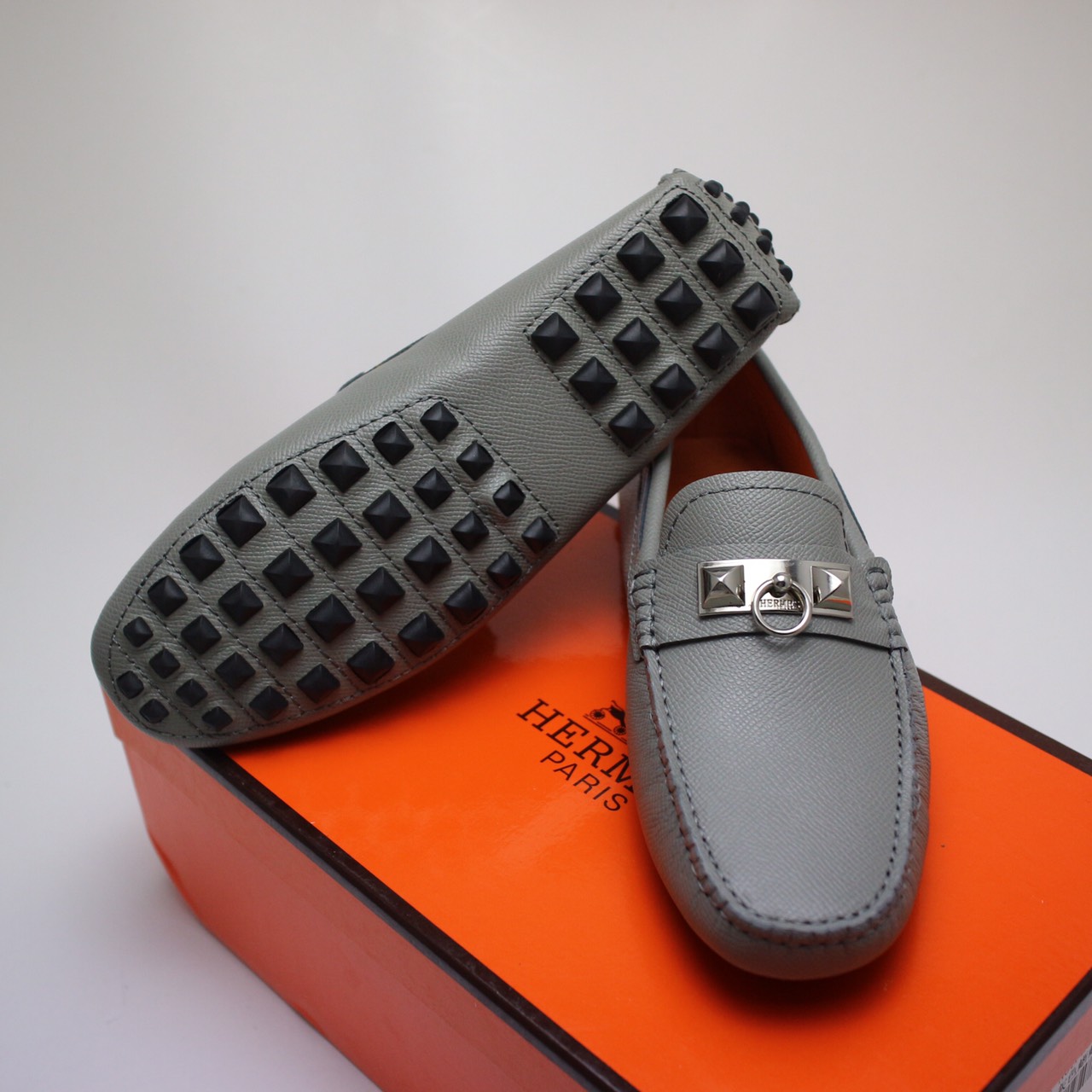 รองเท้า hm men loafer ชาย size 40-44 สีเทา